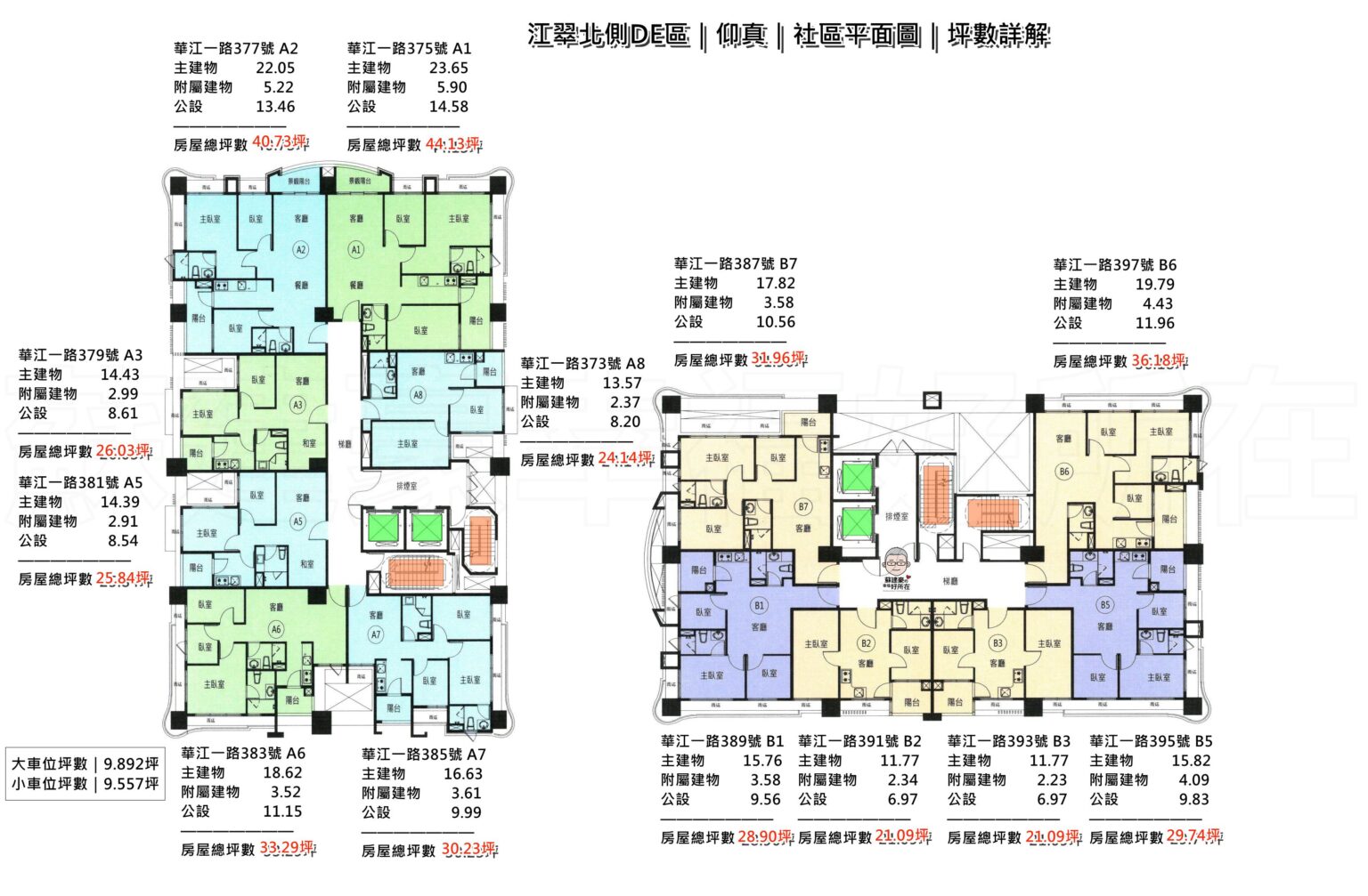 仰真_仰真社區平面圖_坪數詳解_江翠北側房仲推薦_蘇建豪