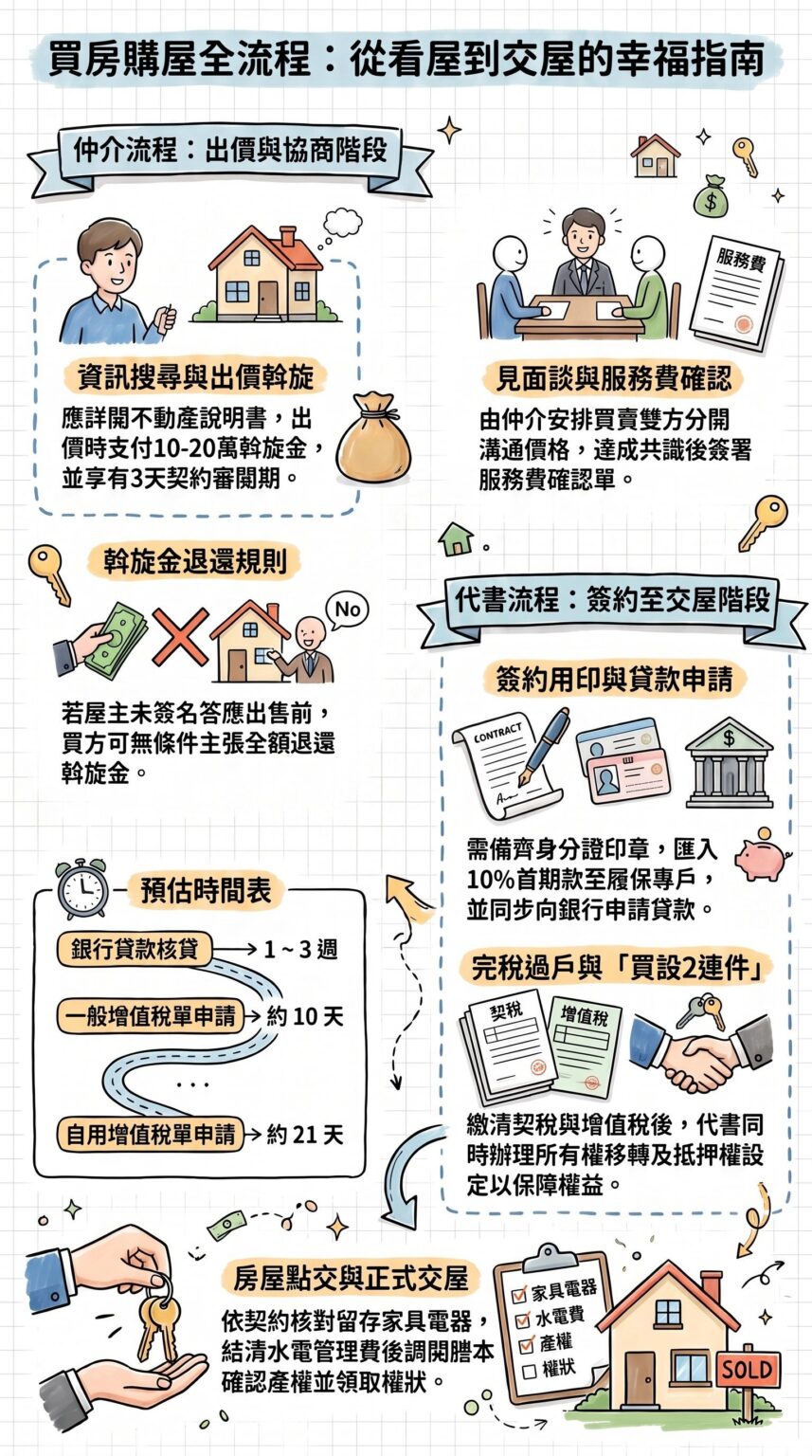 買房購屋全流程指南(馥華艾美蘇建豪)
