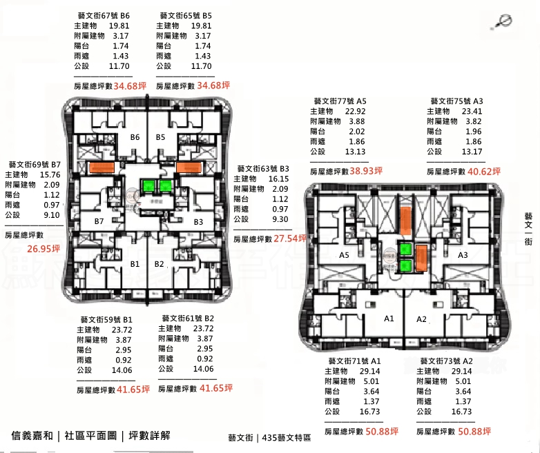 江翠北側AB區_信義嘉和_社區平面圖_蘇建豪幸福好所在_江翠北側房仲