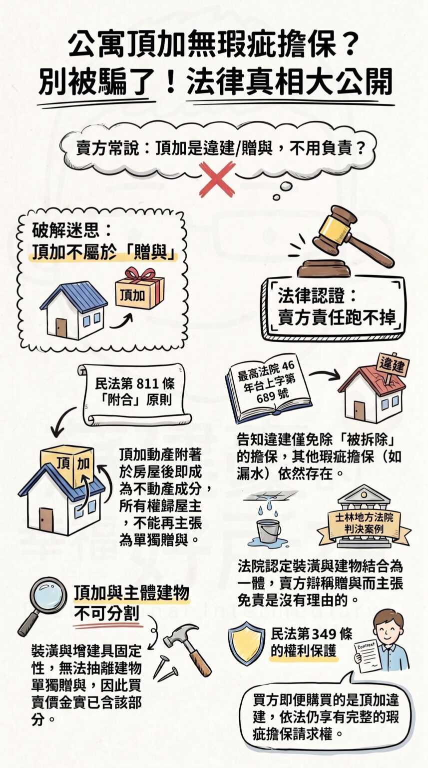 公寓頂加法律真相解析_新板特區房仲