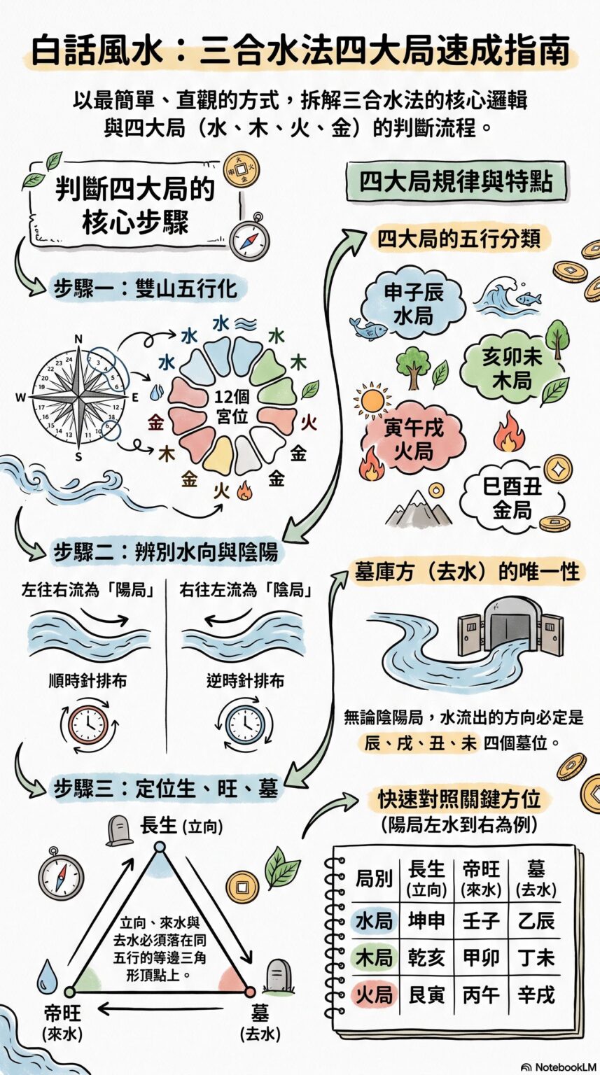 三合水法四大局指南(王派風水蘇建豪)