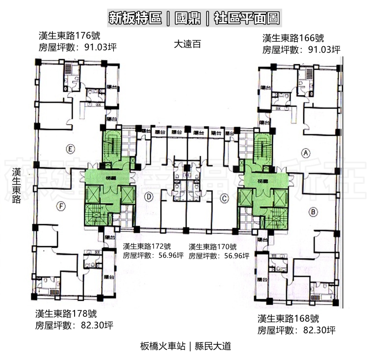 國鼎社區平面圖_新板特區專家_新板特區房仲_