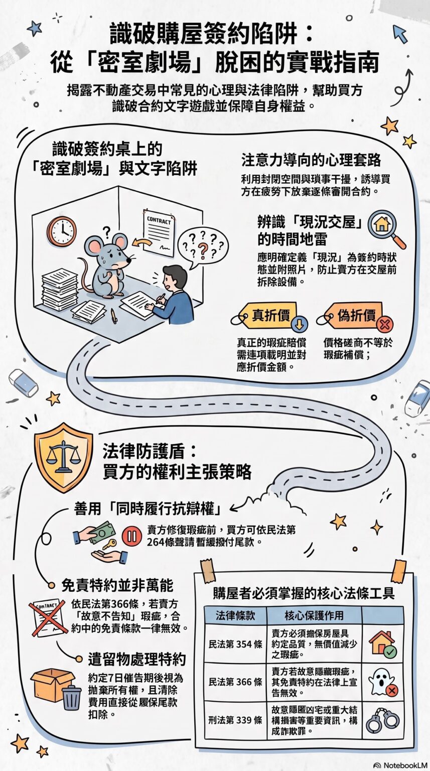識破購屋簽約陷阱指南(馥華艾美蘇建豪)
