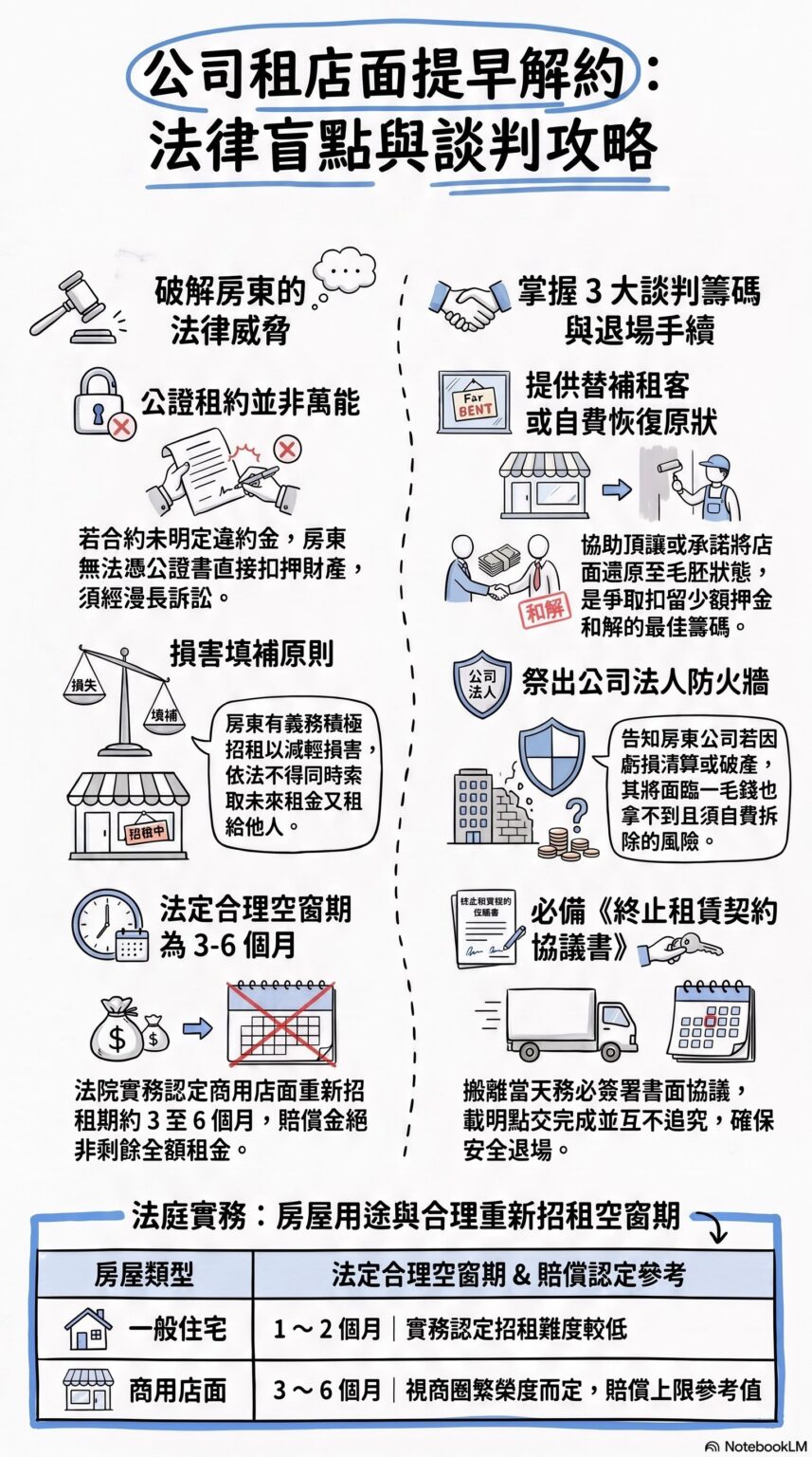 店面提早解約法律攻略(馥華艾美達人蘇建豪)