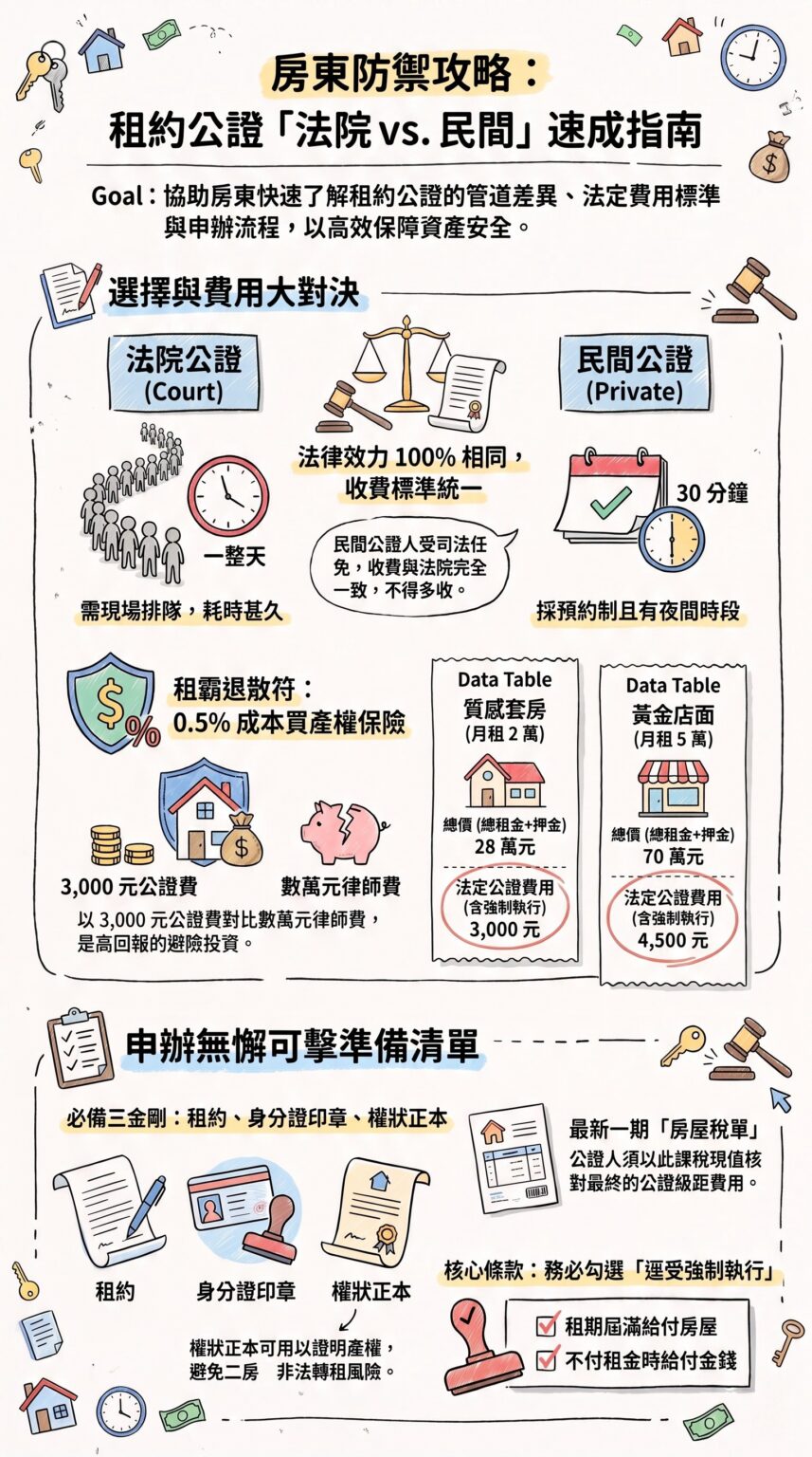 房東租約公證速成指南